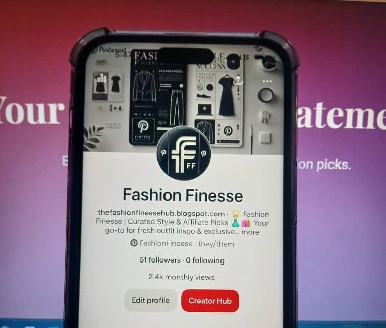 Pinterest Affiliate Marketing Work showcasing fashion content and affiliate strategies